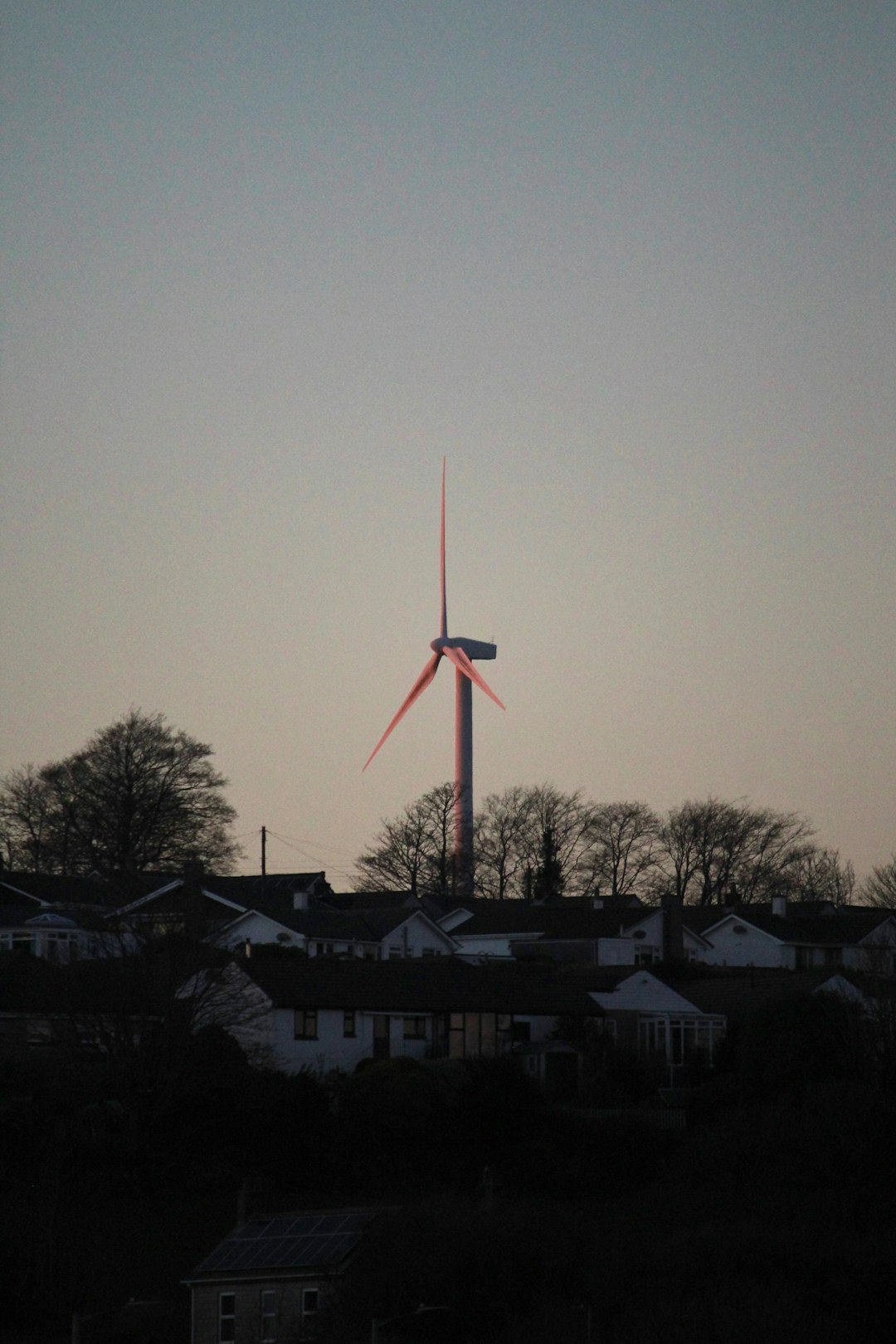 Wind Turbine at sunset
